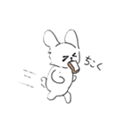 自由なうさぎ達（個別スタンプ：6）