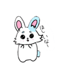 自由なうさぎ達（個別スタンプ：7）