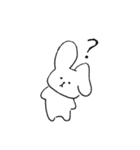 自由なうさぎ達（個別スタンプ：17）