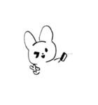 自由なうさぎ達（個別スタンプ：20）