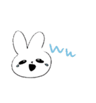 自由なうさぎ達（個別スタンプ：21）