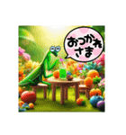 カマキリ②。。受験生応援（個別スタンプ：22）