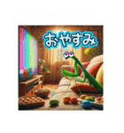 カマキリ②。。受験生応援（個別スタンプ：23）