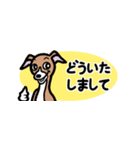 省スペースで使いやすいイタグレ達スタンプ（個別スタンプ：6）
