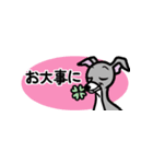 省スペースで使いやすいイタグレ達スタンプ（個別スタンプ：23）
