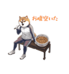 柴犬ジャージ（個別スタンプ：9）