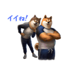 柴犬ジャージ（個別スタンプ：21）