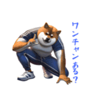 柴犬ジャージ（個別スタンプ：24）