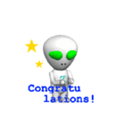 AlienZ walking（個別スタンプ：7）