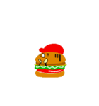 株バーガーくん①（個別スタンプ：3）