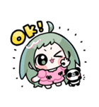 めー子とピャンピャン（個別スタンプ：7）