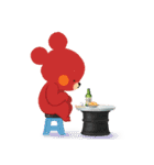 verb bear（個別スタンプ：4）