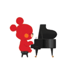 verb bear（個別スタンプ：7）