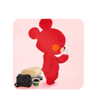 verb bear（個別スタンプ：10）