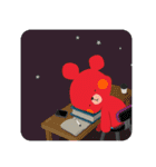 verb bear（個別スタンプ：19）