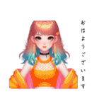 Sparkling Girls 1（個別スタンプ：1）