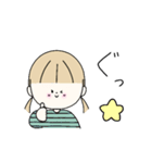 うす茶髪の女の子（個別スタンプ：2）