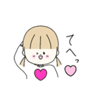 うす茶髪の女の子（個別スタンプ：5）