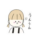 うす茶髪の女の子（個別スタンプ：12）