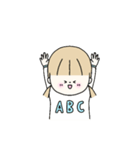 うす茶髪の女の子（個別スタンプ：16）