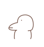 透けない変わったやつ（個別スタンプ：21）