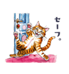 のんびり猫のシンプルおしゃれスタンプ（個別スタンプ：12）