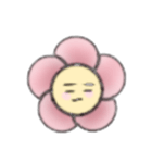 ピンクのおはなのスタンプ（個別スタンプ：8）