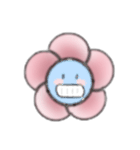 ピンクのおはなのスタンプ（個別スタンプ：12）