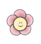 ピンクのおはなのスタンプ（個別スタンプ：13）