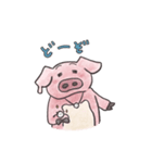 溶けるブタ（ポルコ）（個別スタンプ：10）