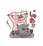 溶けるブタ（ポルコ）（個別スタンプ：15）