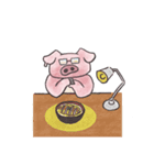 溶けるブタ（ポルコ）（個別スタンプ：37）