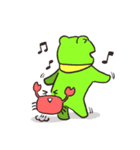 かえるとかにくん2（個別スタンプ：6）