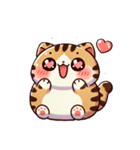 トラ猫の一日（個別スタンプ：1）