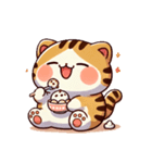 トラ猫の一日（個別スタンプ：8）