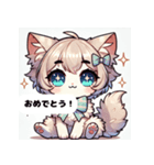 ふわふわ猫のやさしい日常2（個別スタンプ：15）