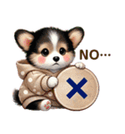 ふわふわコーギー パーカー編（個別スタンプ：2）