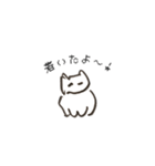 ゆる〜い手描きねこ（個別スタンプ：8）