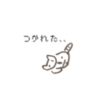 ゆる〜い手描きねこ（個別スタンプ：12）