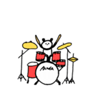 バンドマンパンダ（個別スタンプ：1）