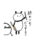 バンドマンパンダ（個別スタンプ：8）