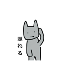 距離あるねこの日常（個別スタンプ：14）