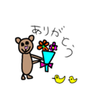 日常会話ʕ•ᴥ•ʔお絵かき（個別スタンプ：7）