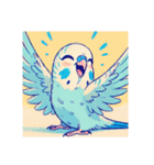 青インコのそらちゃん（個別スタンプ：16）
