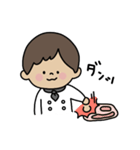 料理が苦手なコックさん（個別スタンプ：1）