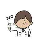 料理が苦手なコックさん（個別スタンプ：3）