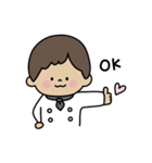 料理が苦手なコックさん（個別スタンプ：4）