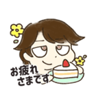 K日常の顔スタンプ（個別スタンプ：3）