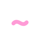 3/3  ひらがなOR(ピンク)アレンジ用等（個別スタンプ：40）