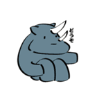 ゆるいキャラたち3 文字付き（個別スタンプ：10）